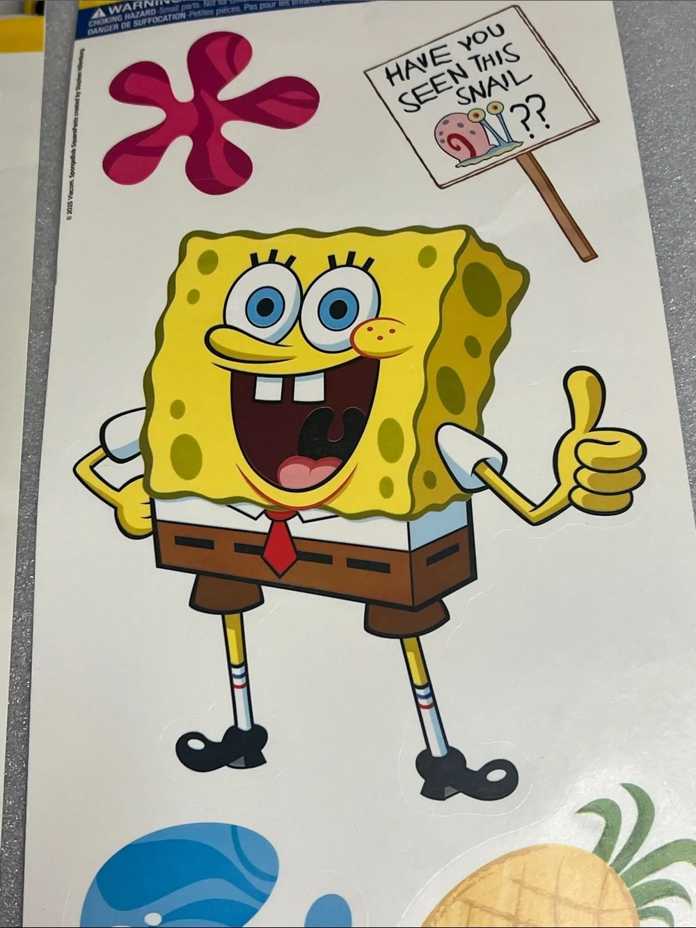 SpongeBob SquarePants Wall Decals Autocollans Stickers